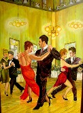 Tango at the Cafe Ideal V Oil