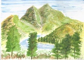 Alpine Theme #50 Watercolor