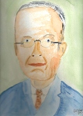 158 Harry Truman Watercolor