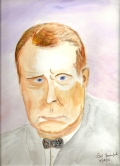 173 Sir Winston Churchill Watercolor