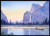 Yosemite Valley Watercolor