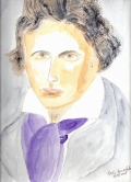 188 Beethoven Watercolor
