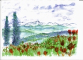 218 Holy Cross Wilderness Colorado Watercolor
