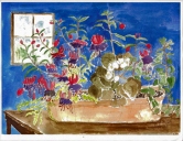 Mesart# 309 Flower box 6/19/13 Watercolor