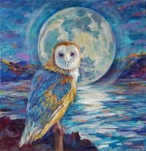 Тhoughtful Оwl Acrylic