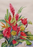 Tropical Bouquet Watercolor