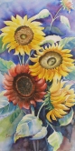 Sunflowers Watercolor