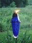 Reid Tamisiea's Blown Glass Tiki Torch-Blue