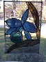 Gail A. Hendry's Stained Glass Orchid Panel