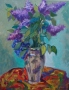 David Donskoy's Lilac in chinese vase